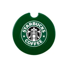 Round License Disc With Sticker - Bottle Green